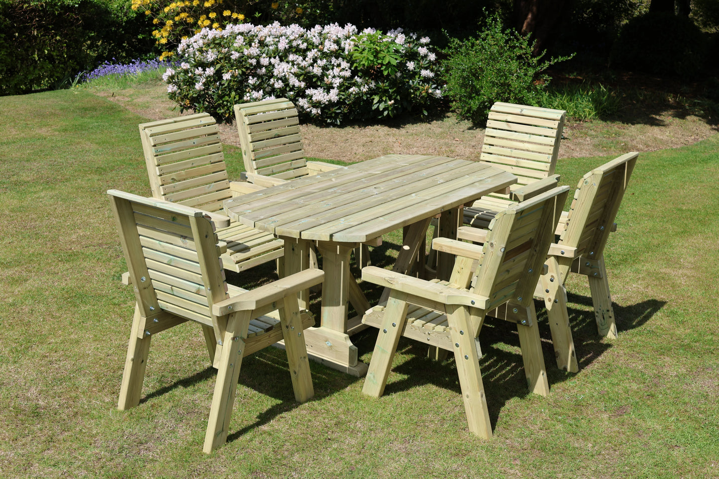 Ergo 6 Chair Round Table Set