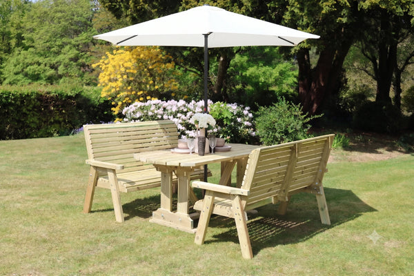 Ergo 6 Seat Bench Table Set