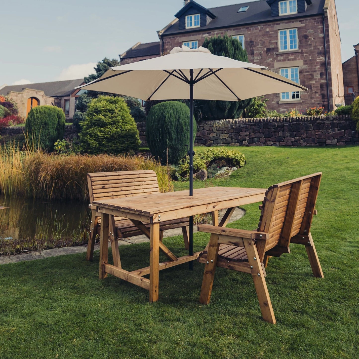 Valley 4 Seat Bench Set