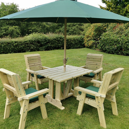 Ergo 4 Seat Table Set