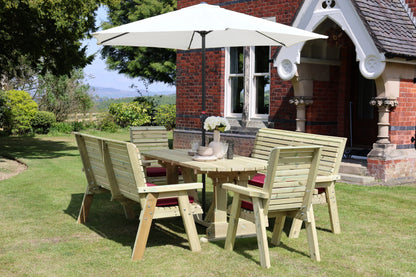 Ergo 8 Seat Round Table Set