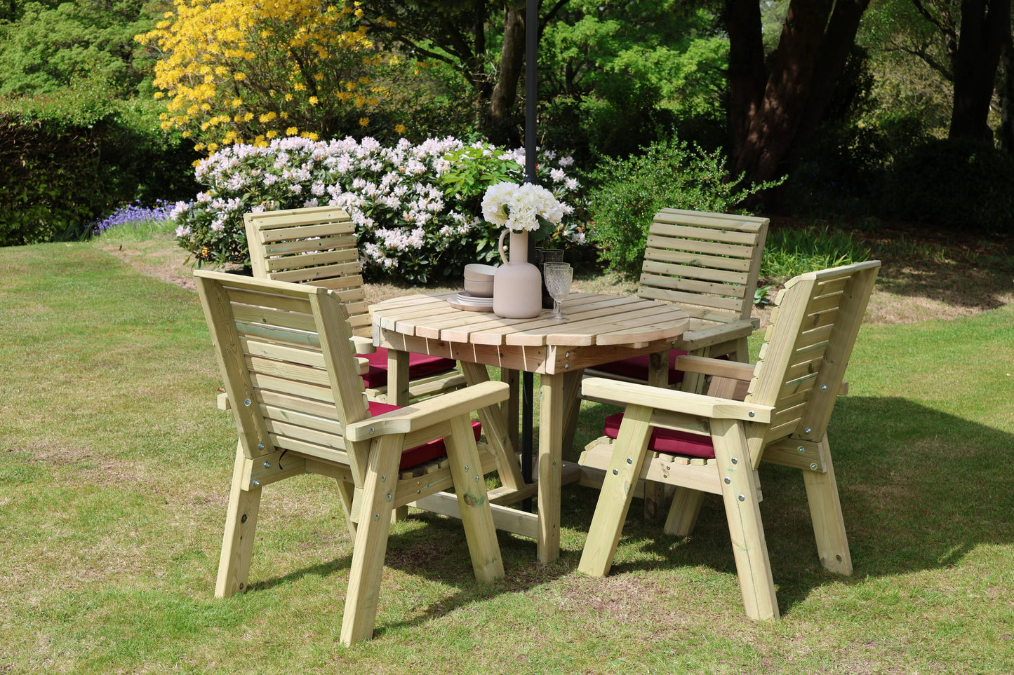 Ergo Round - 4 Seater Set 4Xc