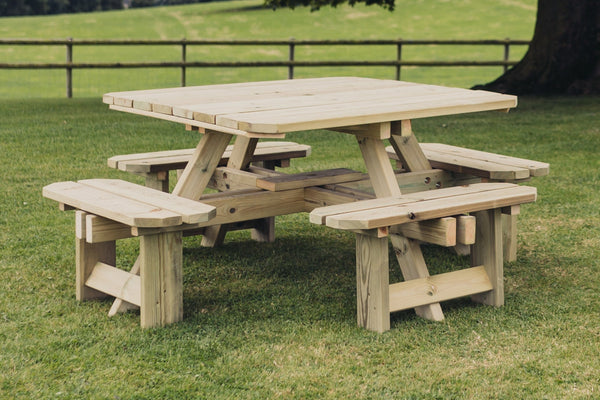 Westwood Square 8 Seat Picnic Table